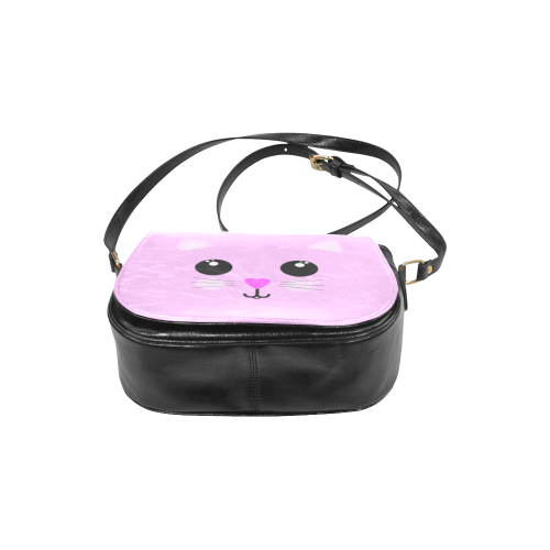 Kawaii Kitty Classic Saddle Bag/Large (Model 1648)