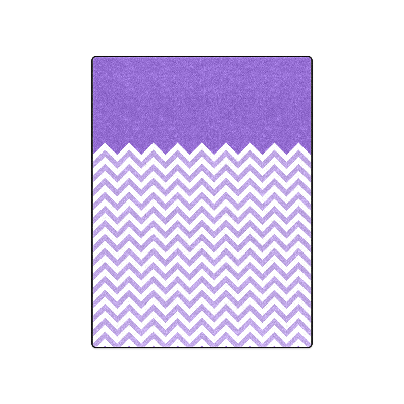 HIPSTER zigzag chevron pattern white Blanket 50"x60"