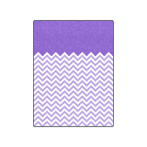 HIPSTER zigzag chevron pattern white Blanket 50"x60"