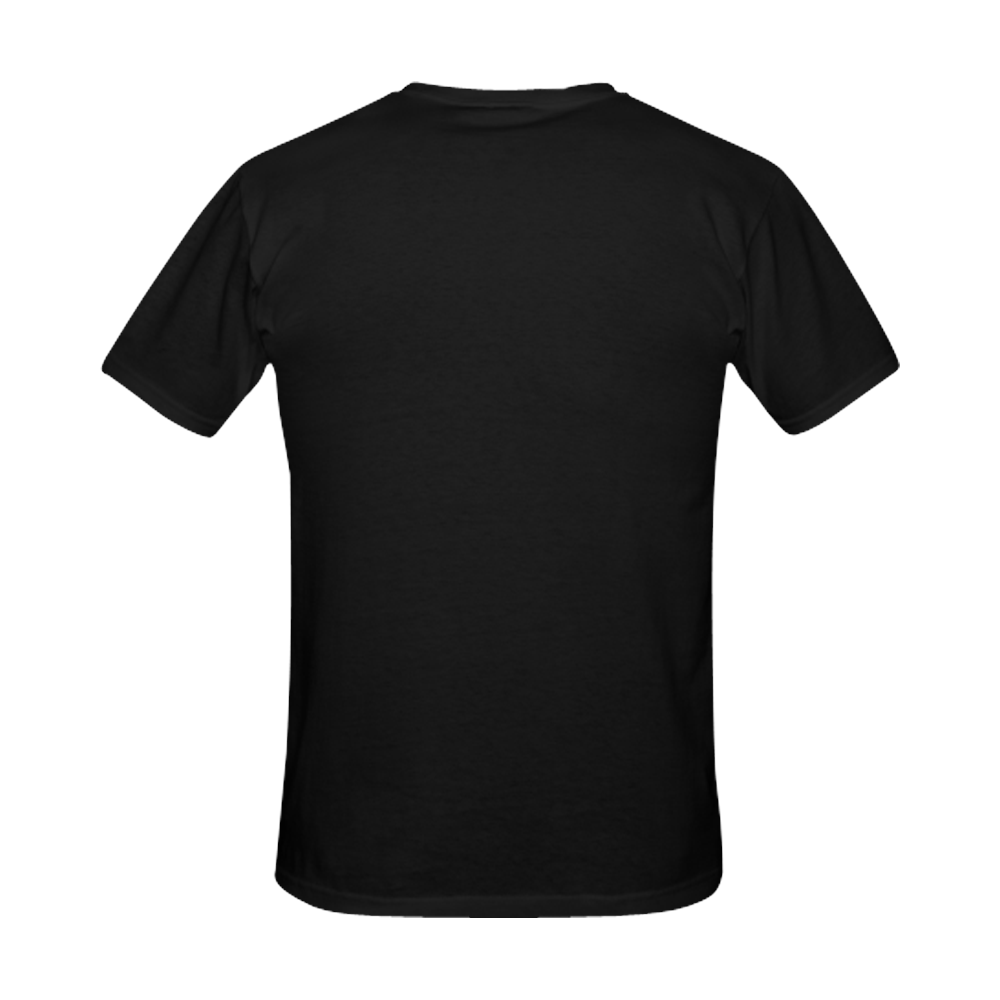 Black Dom by Nico Bielow Men's Slim Fit T-shirt (Model T13)