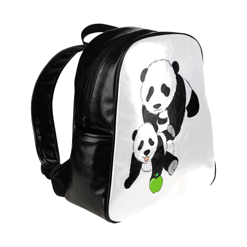 Mother and Baby Panda Multi-Pockets Backpack (Model 1636)