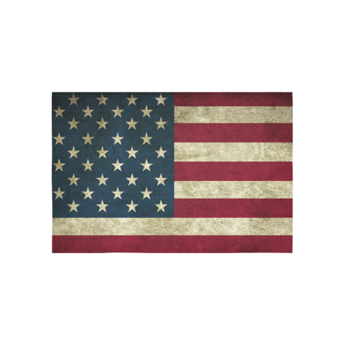 American Flag Cotton Linen Wall Tapestry 60"x 40"
