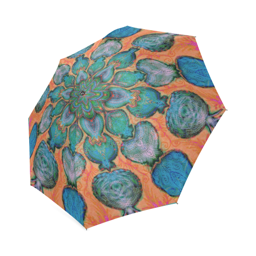 pomegrenates Foldable Umbrella (Model U01)