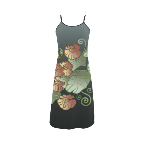 Art Nouveau Garden Alcestis Slip Dress (Model D05)