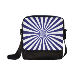 Blue Spiral Crossbody Nylon Bags (Model 1633)