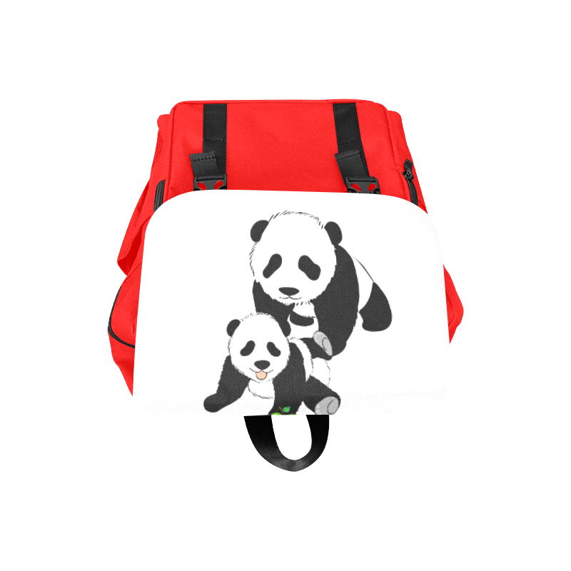 Mother and Baby Panda Casual Shoulders Backpack (Model 1623)