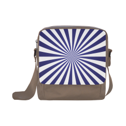 Blue Spiral Crossbody Nylon Bags (Model 1633)