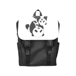 Mother and Baby Panda Casual Shoulders Backpack (Model 1623)