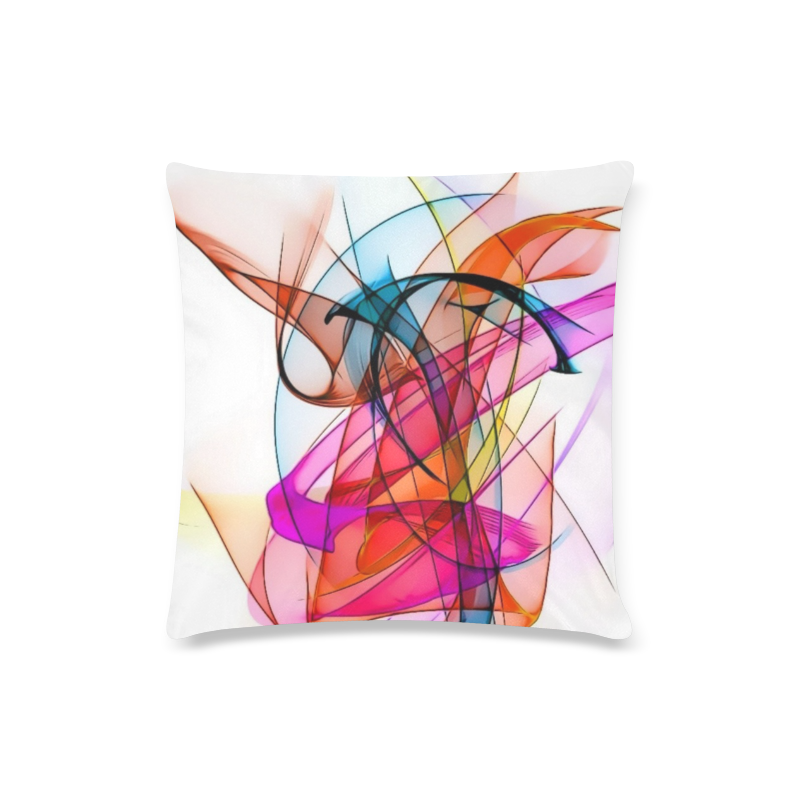 Summer Color Patter by Nico Bielow Custom Zippered Pillow Case 16"x16"(Twin Sides)