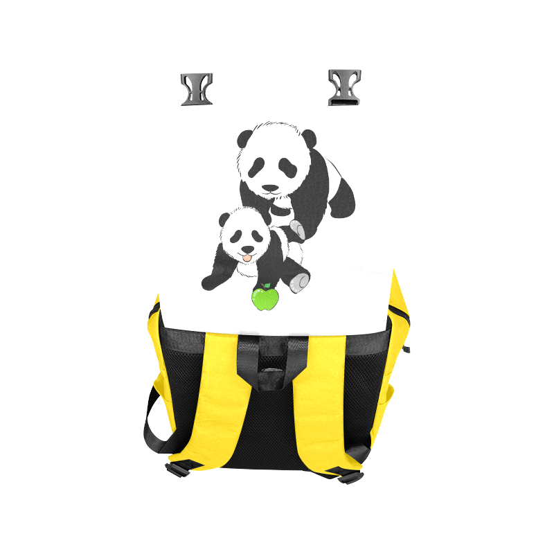 Mother and Baby Panda Casual Shoulders Backpack (Model 1623)