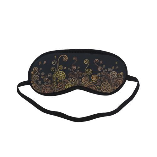 Psychedelic 3D brown Sleeping Mask