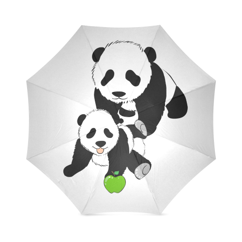 Mother and Baby Panda Foldable Umbrella (Model U01)