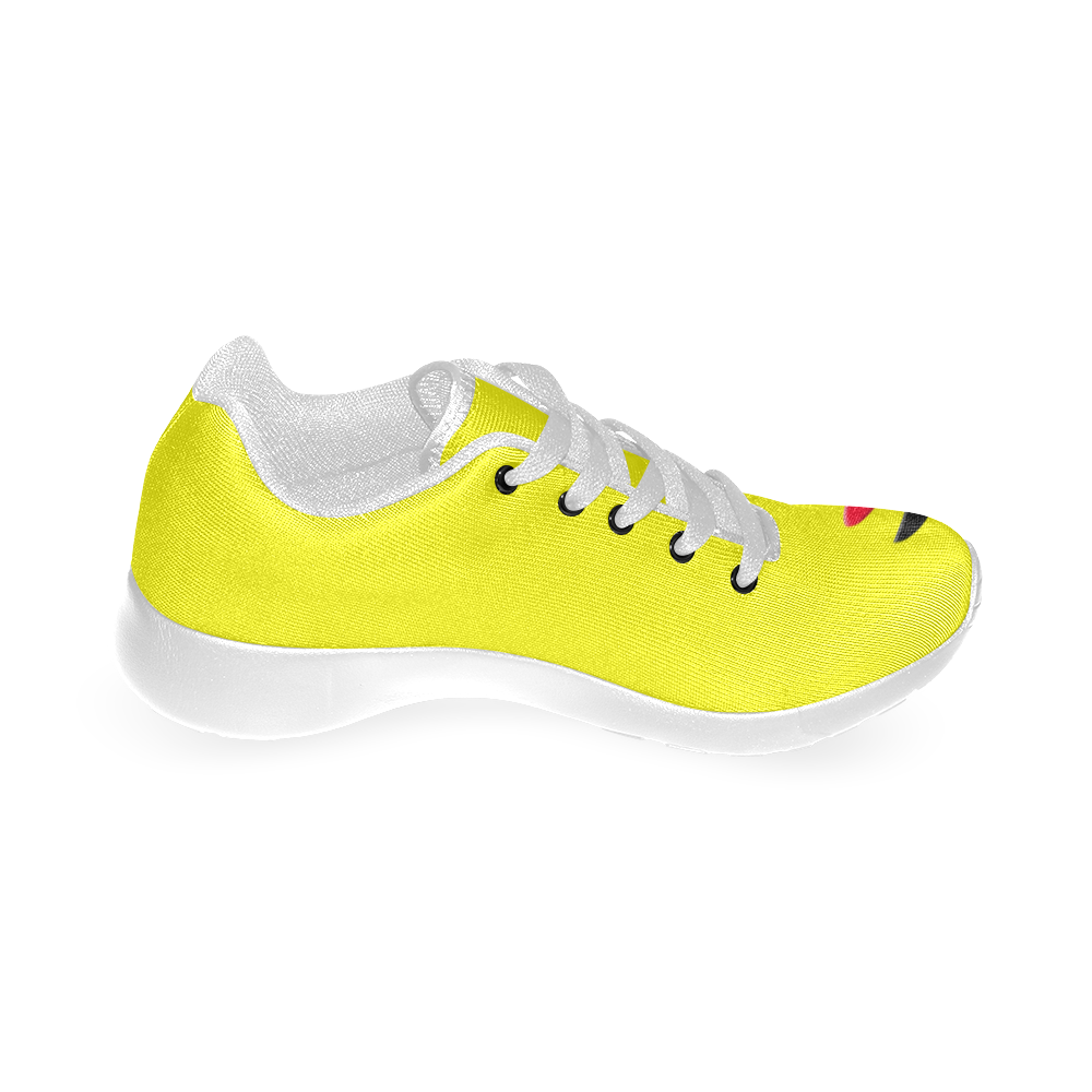 Emoticon Heart Smiley Women’s Running Shoes (Model 020)