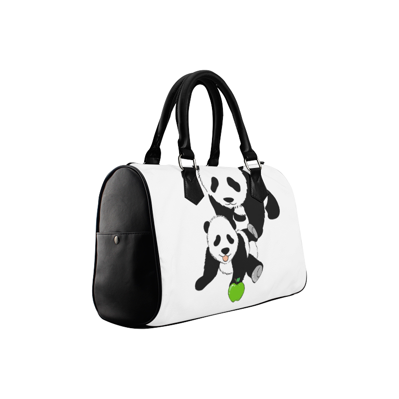 Mother and Baby Panda Boston Handbag (Model 1621)