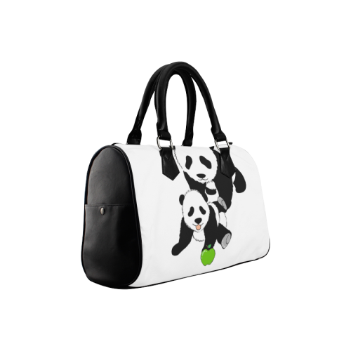 Mother and Baby Panda Boston Handbag (Model 1621)