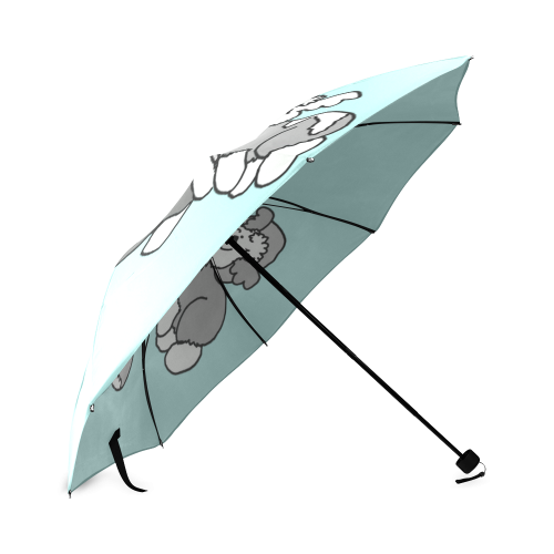Playtime- Turquoise Foldable Umbrella (Model U01)