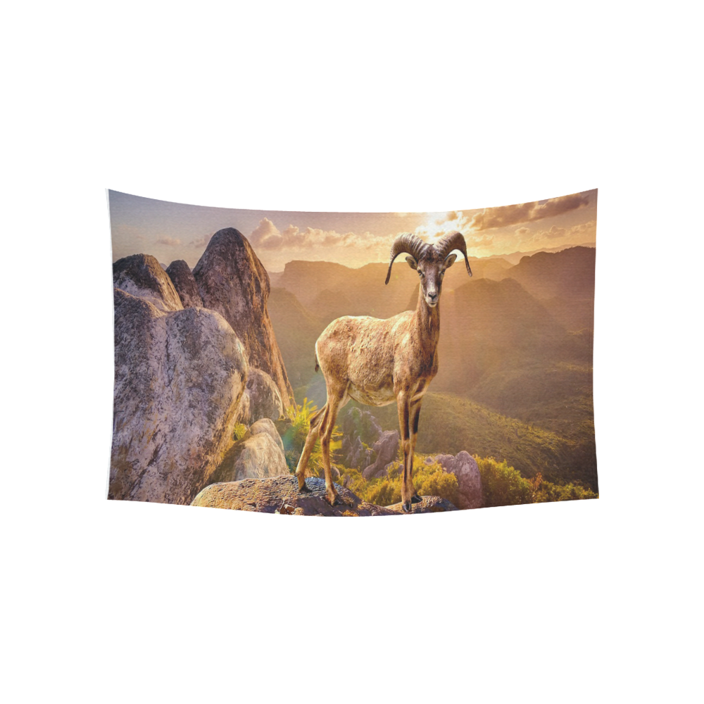 Antelope Fantasy Cotton Linen Wall Tapestry 60"x 40"