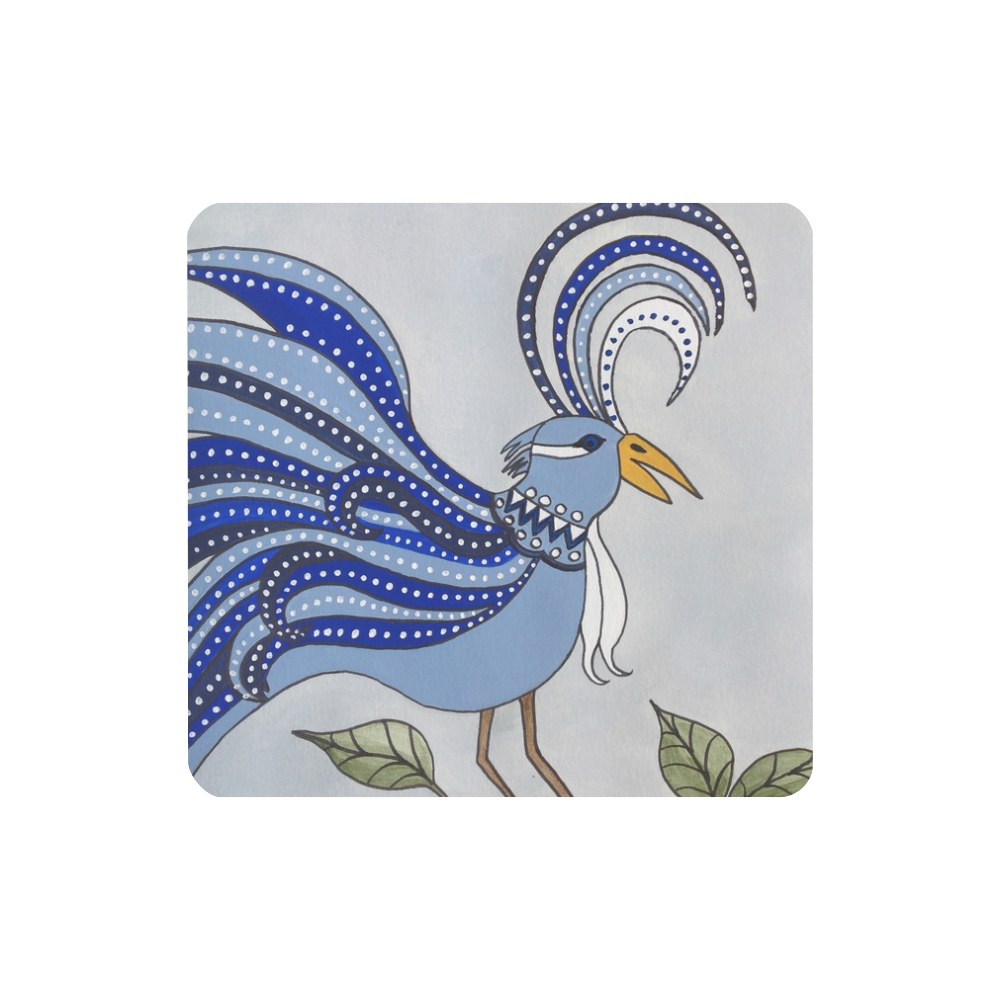 Blue Mythical Women's Clutch Wallet (Model 1637)