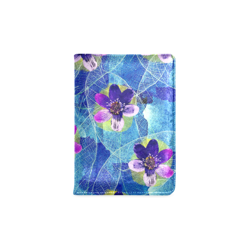 Purple Flowers Custom NoteBook A5