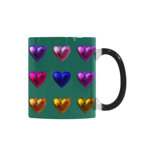 shiny hearts 5 Custom Morphing Mug