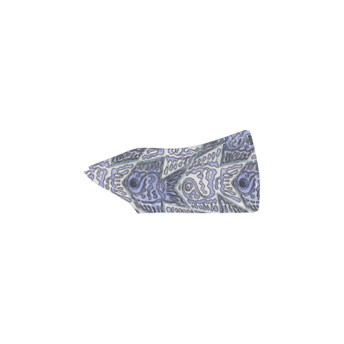 Fish Tessellation Women's Unusual Slip-on Canvas Shoes (Model 019)