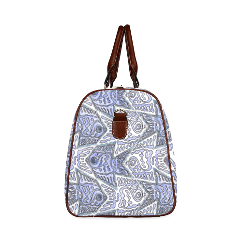 Fish Tessellation Waterproof Travel Bag/Small (Model 1639)