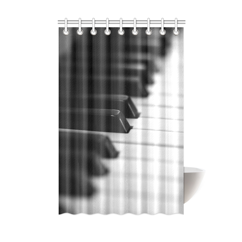 piano Shower Curtain 48"x72"