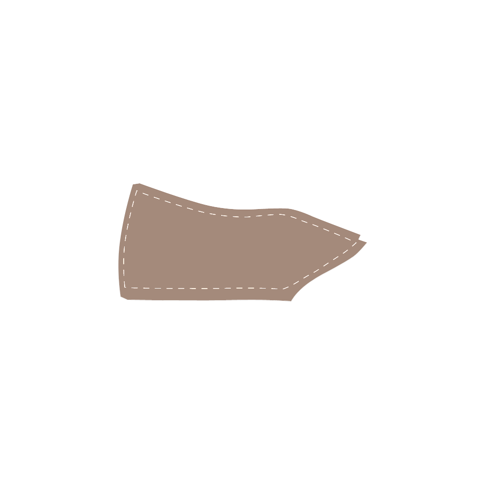 Cafe au Lait Men's Slip-on Canvas Shoes (Model 019)