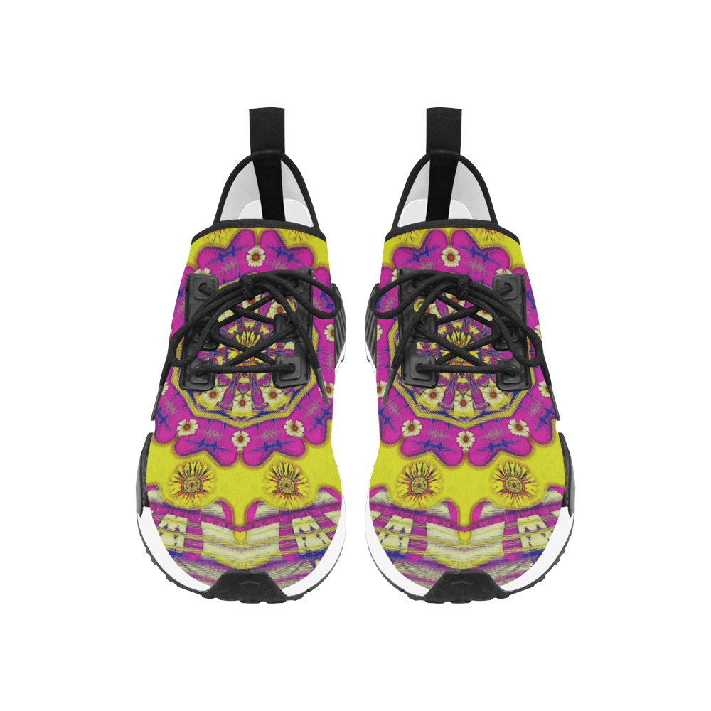 Celebrating summer in soul and mind mandala style Men’s Draco Running Shoes (Model 025)