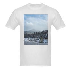 Winter Wonderland Sunny Men's T- shirt (Model T06)