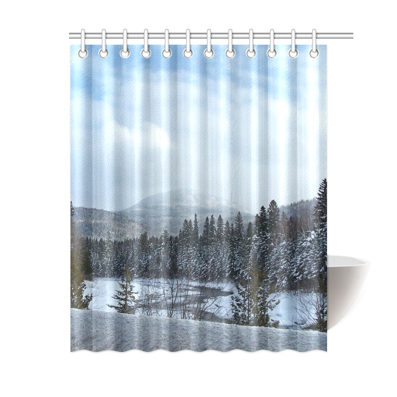 Winter Wonderland Shower Curtain 60"x72" ID D356559