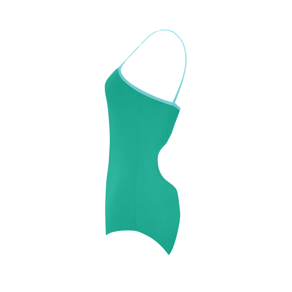 Peacock Green Strap Swimsuit ( Model S05)