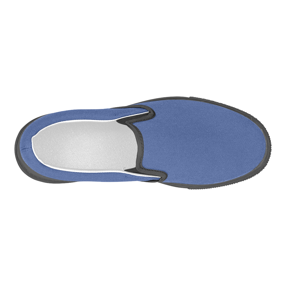 Surf the Web Men's Slip-on Canvas Shoes (Model 019)