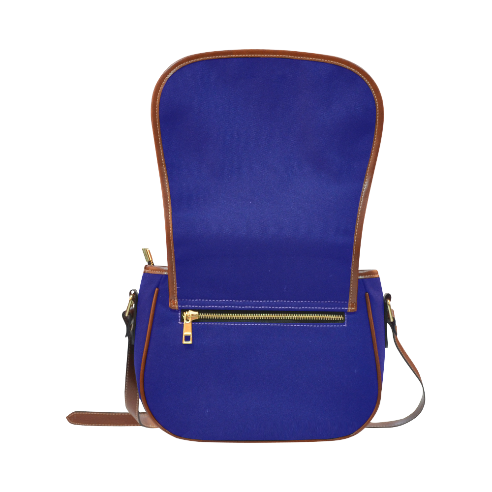 Royal Blue Regalness Saddle Bag/Small (Model 1649) Full Customization