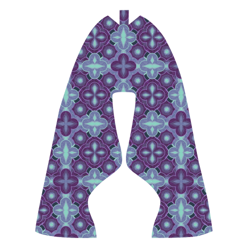 Purple blue seamless pattern Men’s Running Shoes (Model 020)