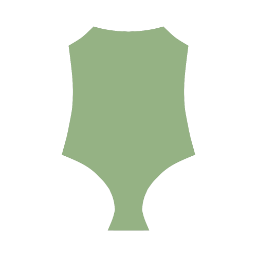 Green Tea Strap Swimsuit ( Model S05)