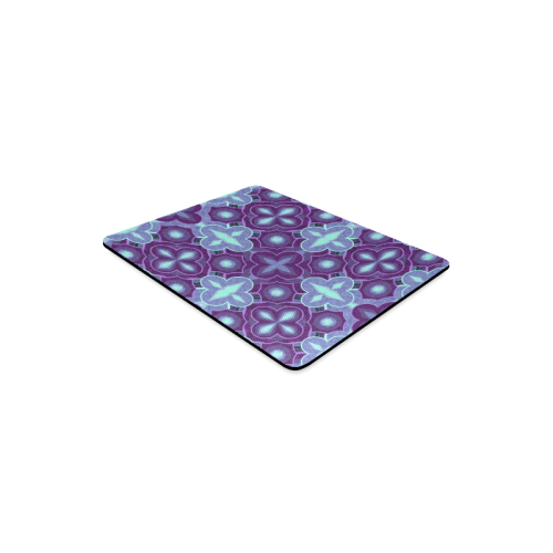Purple blue pattern Rectangle Mousepad