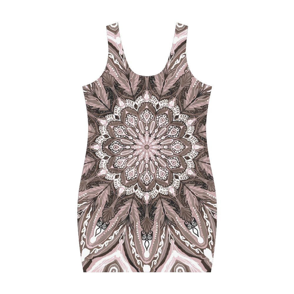 mandala beach 12 Medea Vest Dress (Model D06)