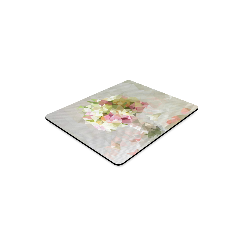 Low Poly Pastel Flowers Rectangle Mousepad