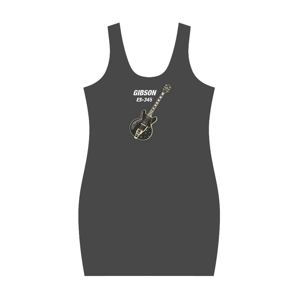 Black gibson-es-345 Medea Vest Dress (Model D06)