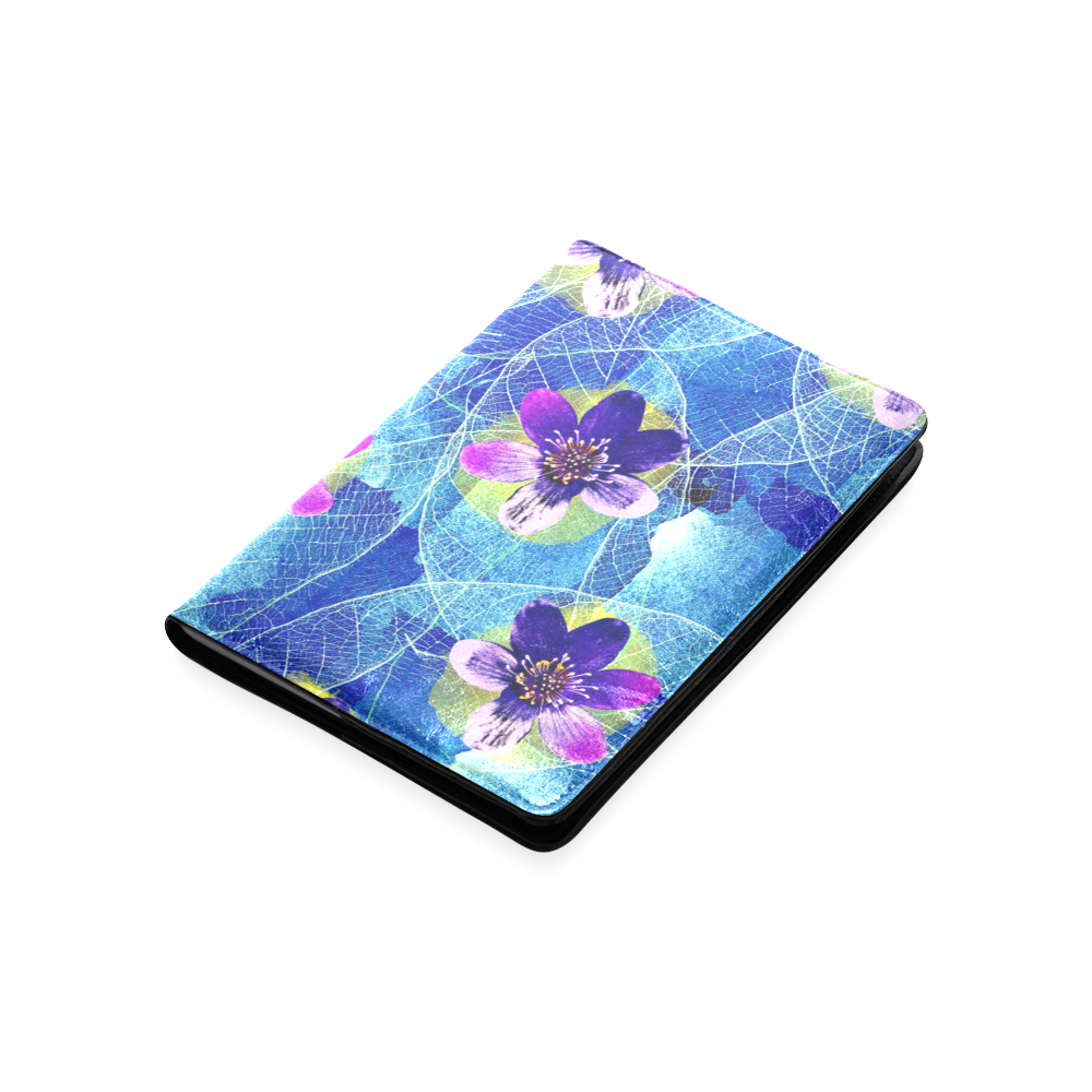 Purple Flowers Custom NoteBook A5