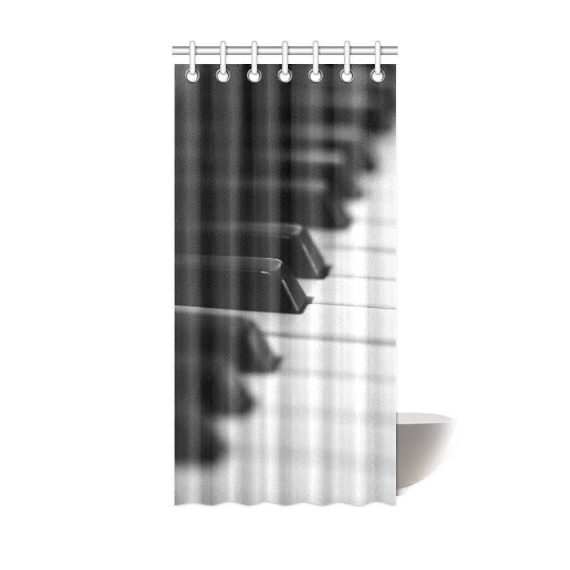 piano Shower Curtain 36"x72"