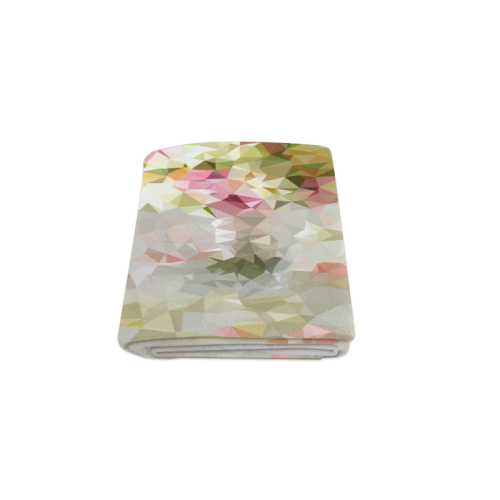 Low Poly Pastel Flower Blanket 50"x60"