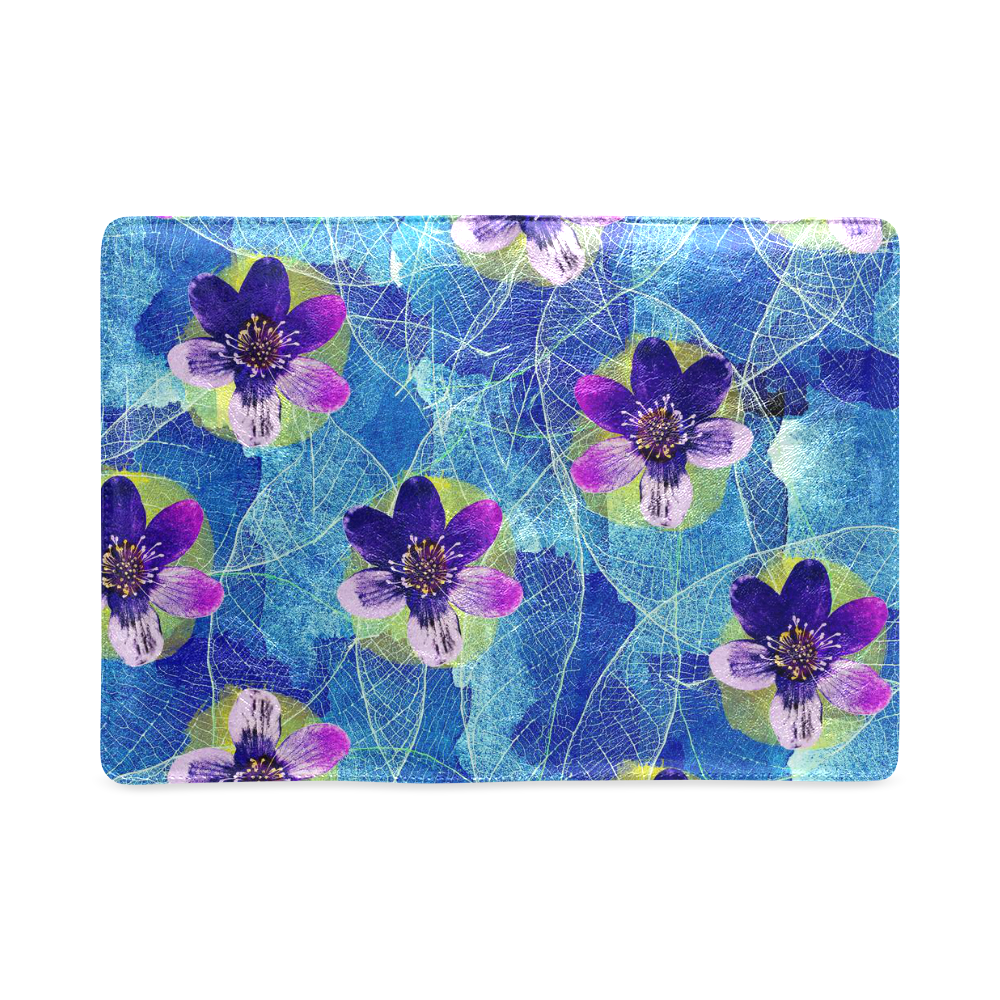 Purple Flowers Custom NoteBook A5