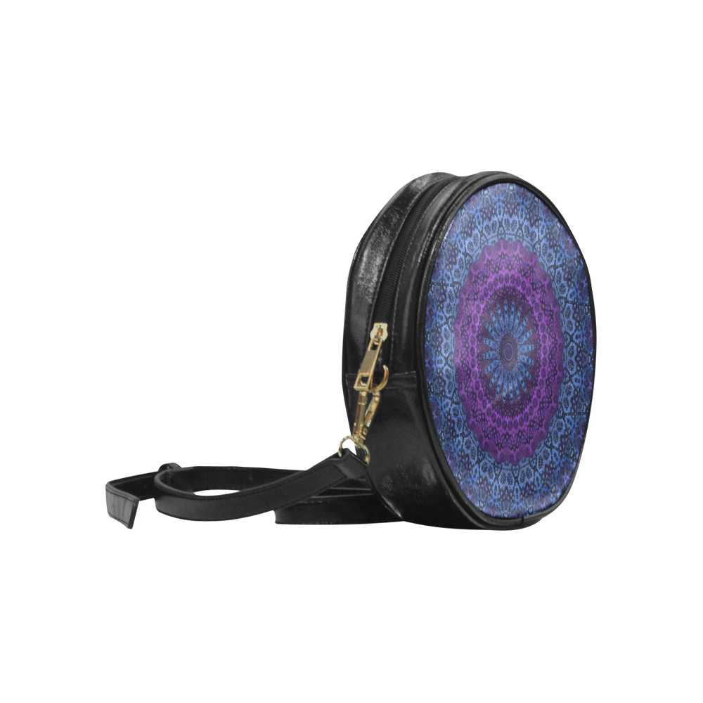 Twilight Mandala Round Sling Bag (Model 1647)