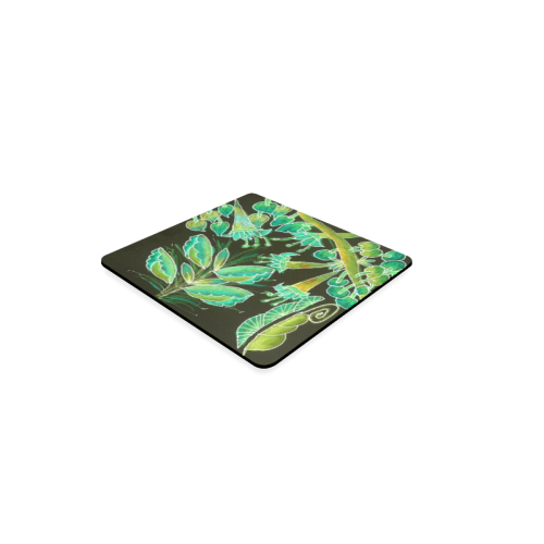 Irish Garden, Lime Green Flowers Dance in Joy Square Coaster