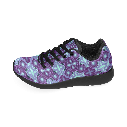 Purple blue seamless pattern Men’s Running Shoes (Model 020)