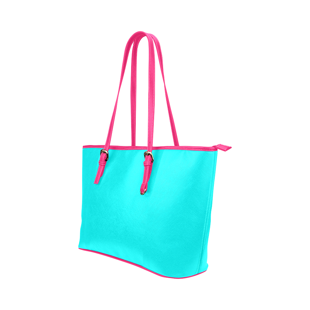 Aqua Alliance Leather Tote Bag/Large (Model 1651)