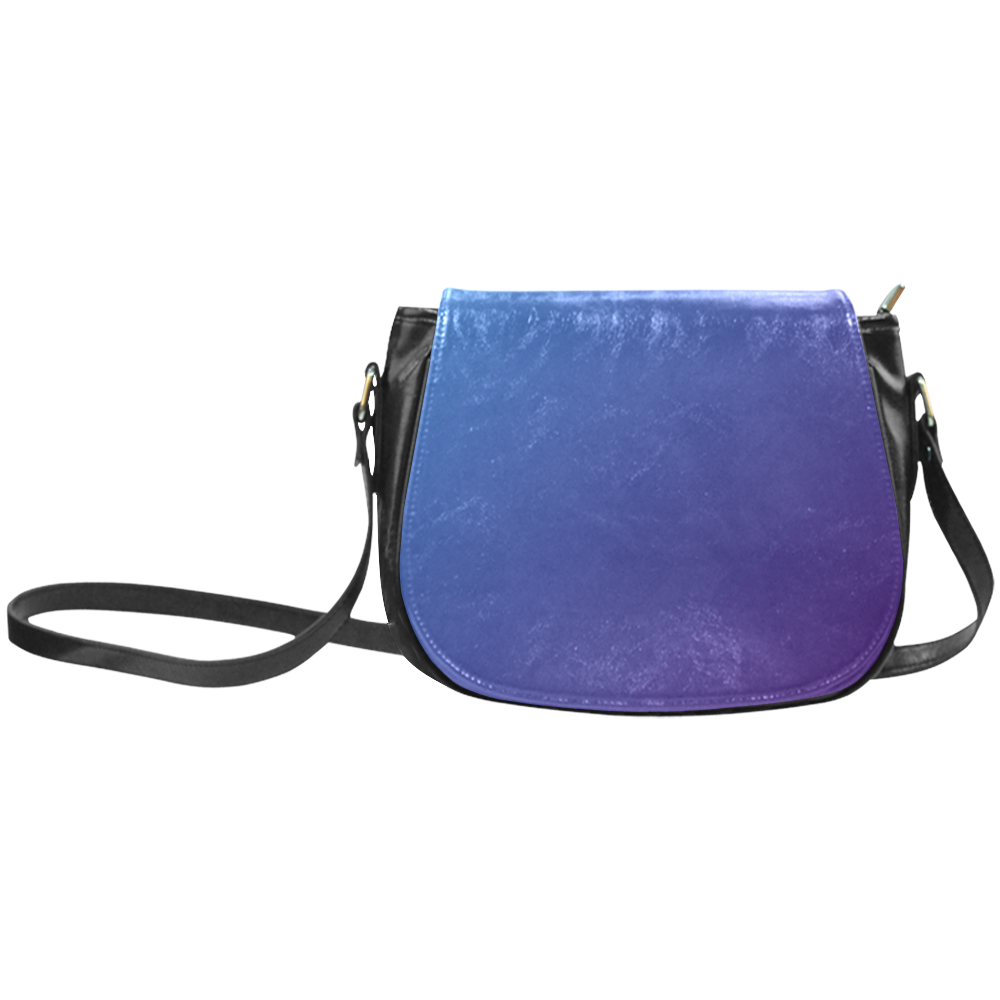 Blue Blush Classic Saddle Bag/Small (Model 1648)