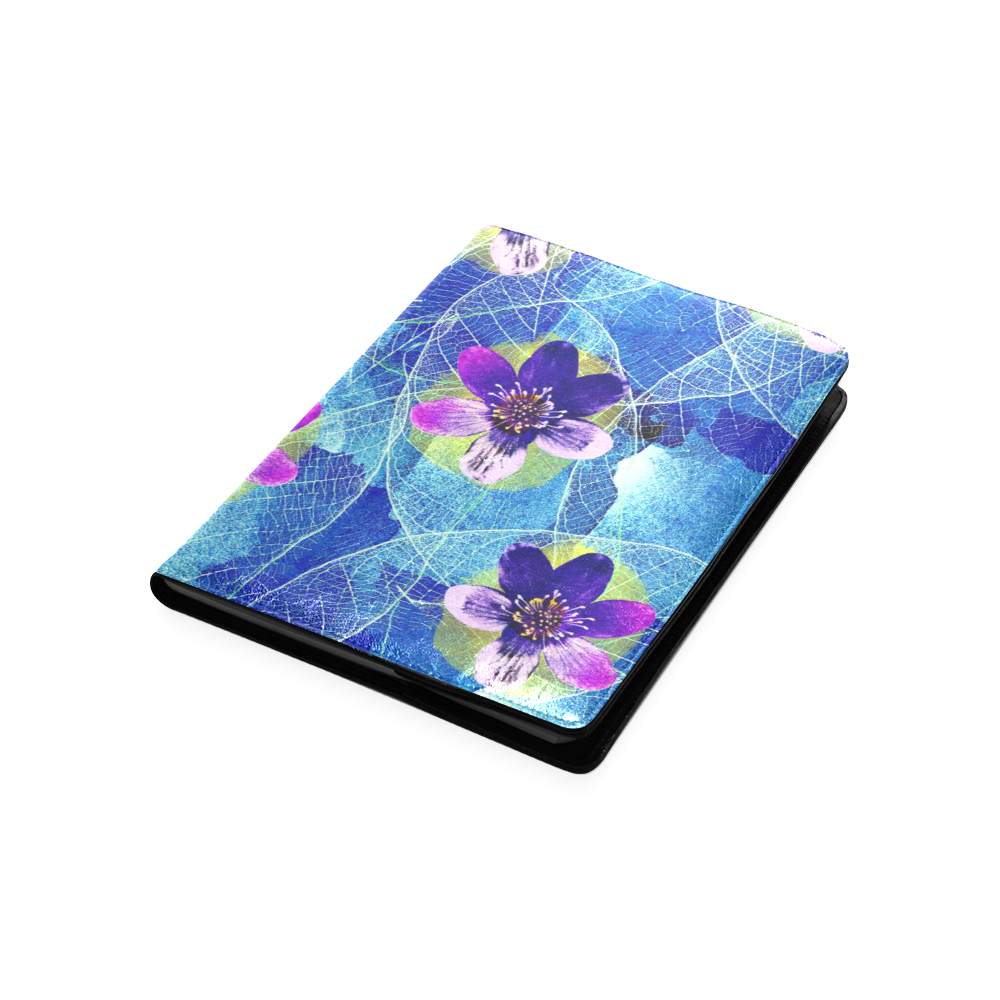 Purple Flowers Custom NoteBook B5